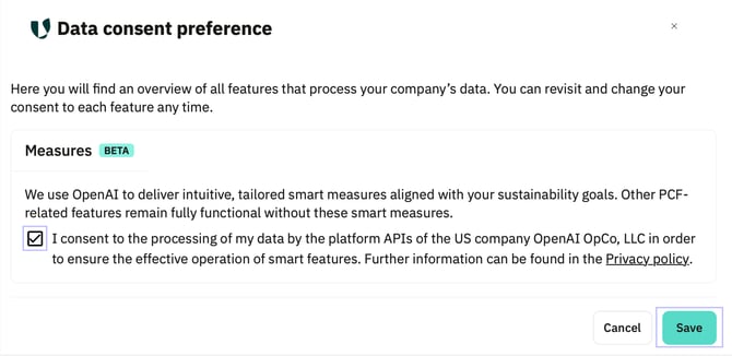 Hubspot Screenshots - Data consent preference