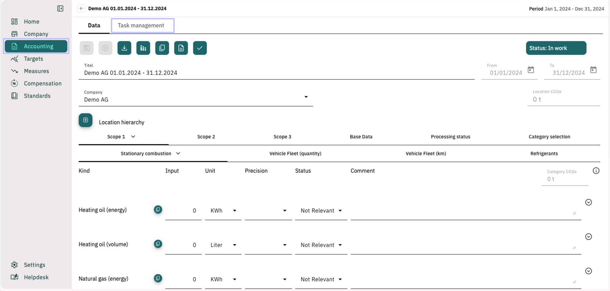 Task management