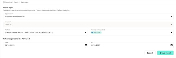 PCF_Create_report